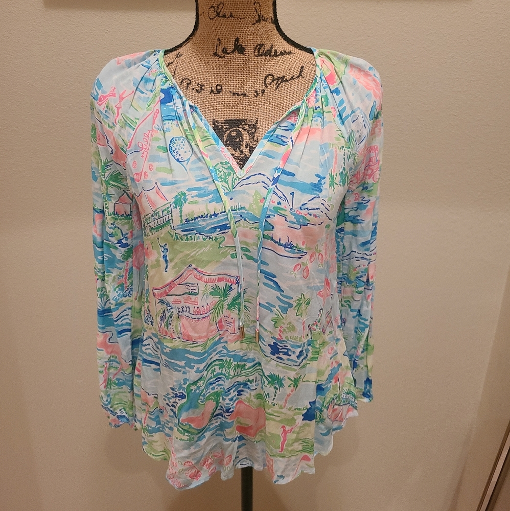 Lilly pulitzer willa top